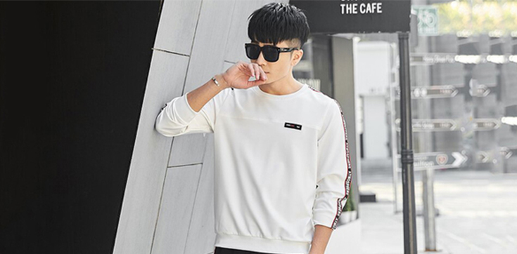 Easy Match Letter Printing Side Sweatsuits