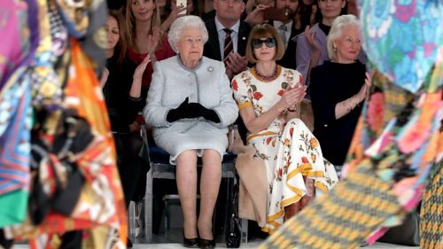 91-year-old British Queen & Dame Anna Wintour