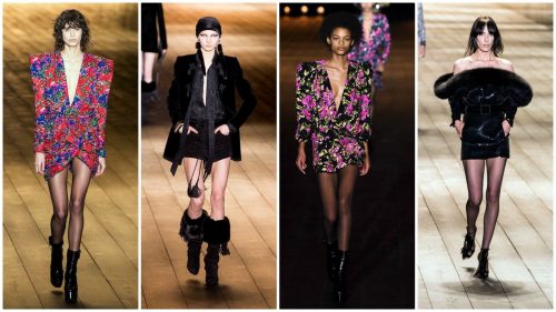 fall and winter 2018 Saint Laurent runway collection