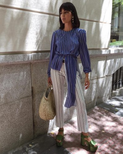 vintage stripe look