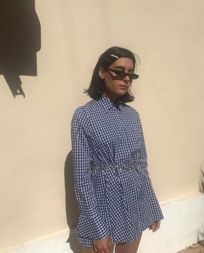 vintage Vichy plaid