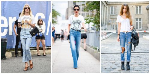 T-shirt with jeans