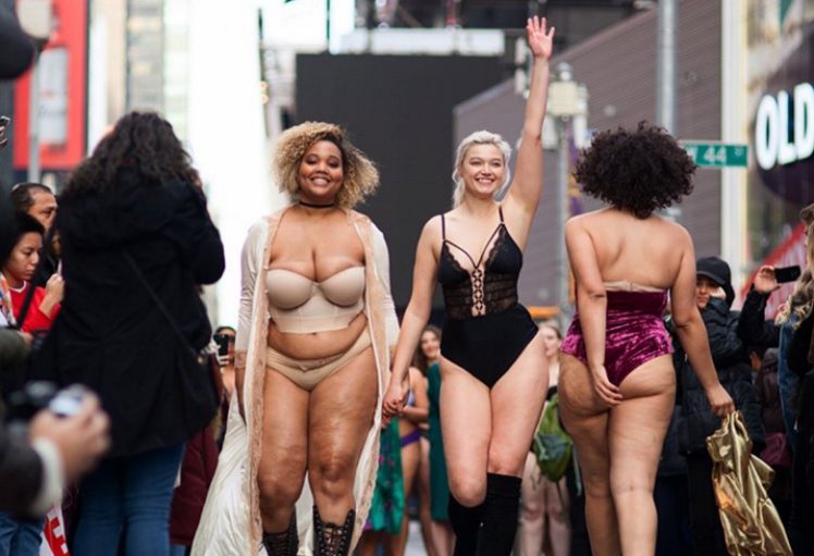Plus-sized models