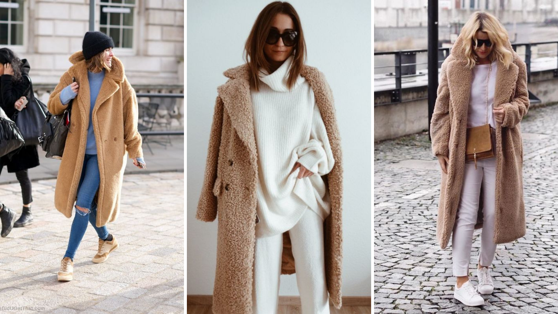 How to wear a camel teddy coat