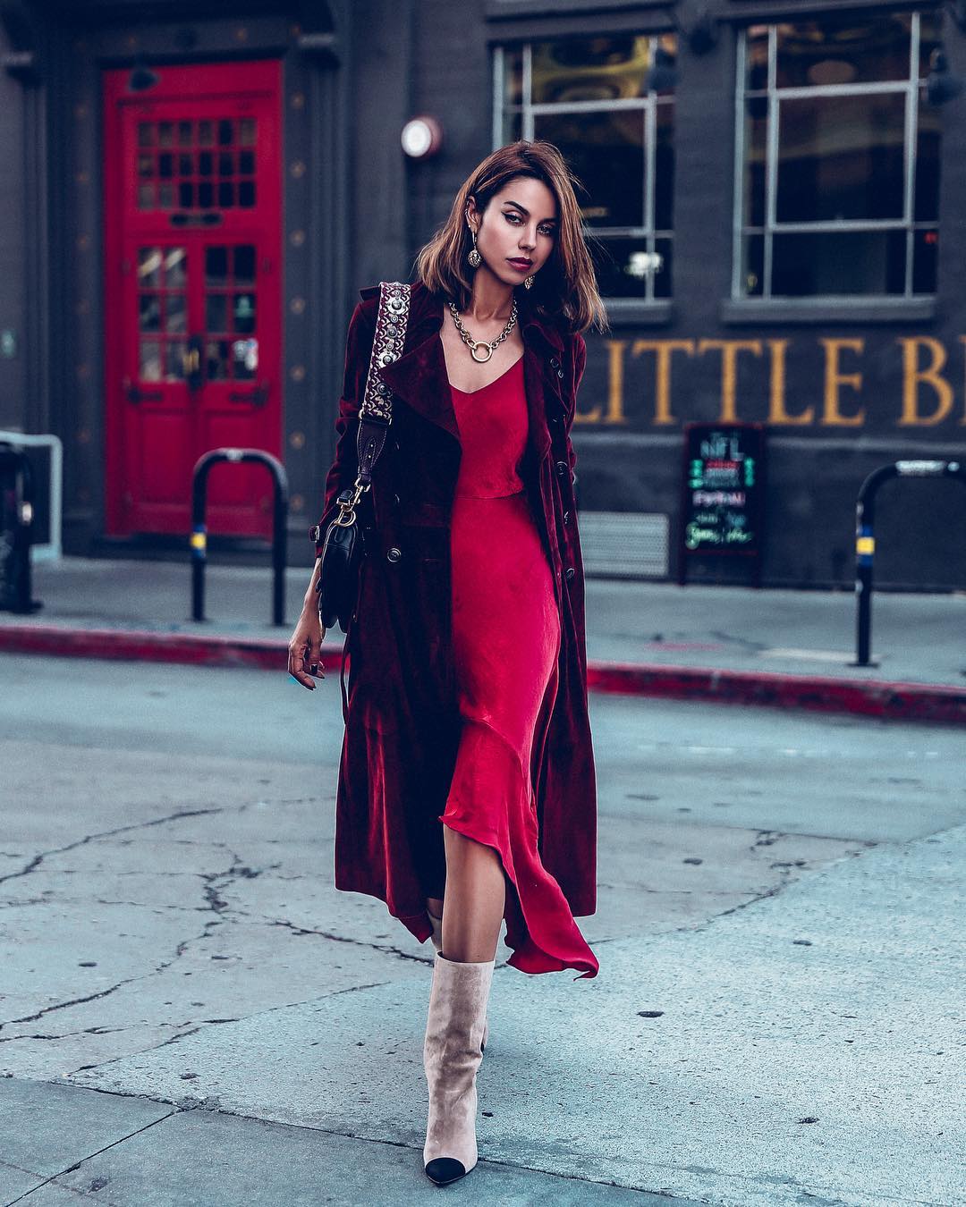 Red outfit