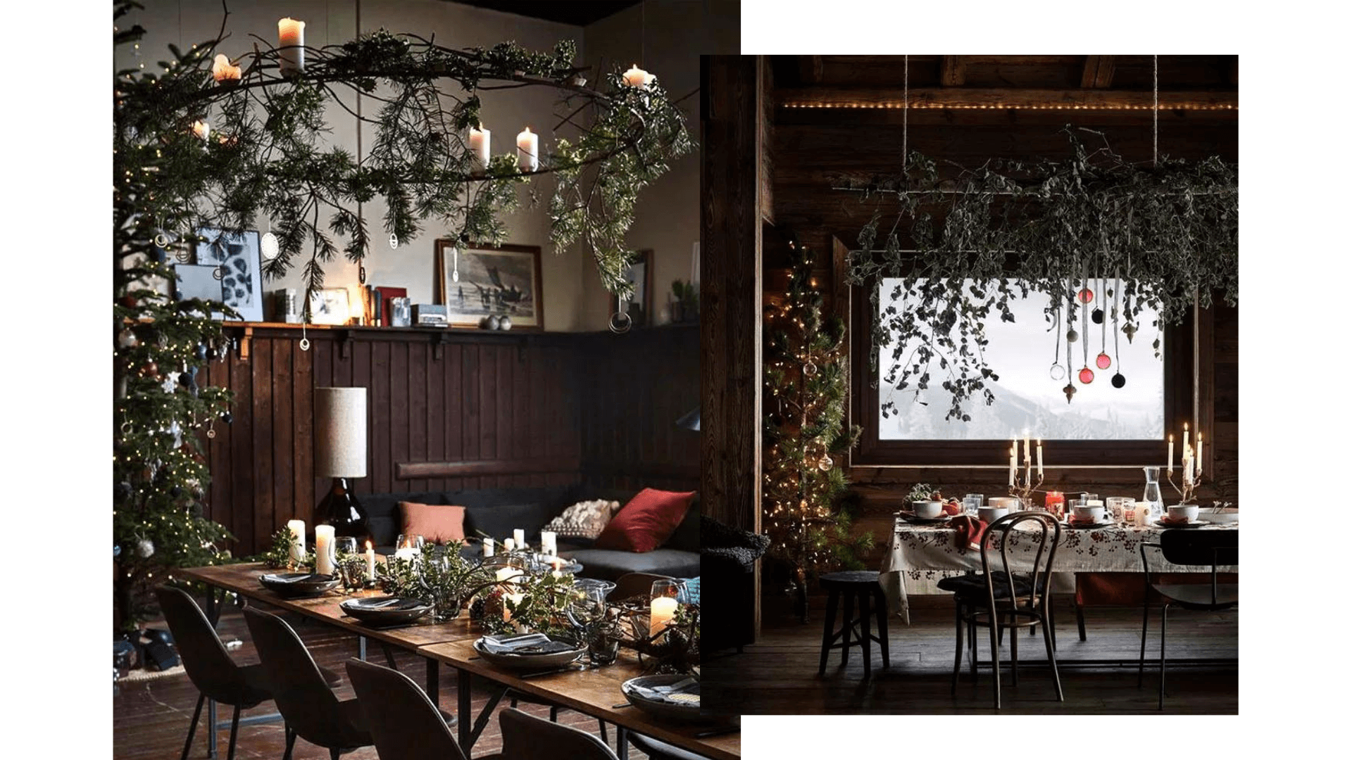 Christmas green decor