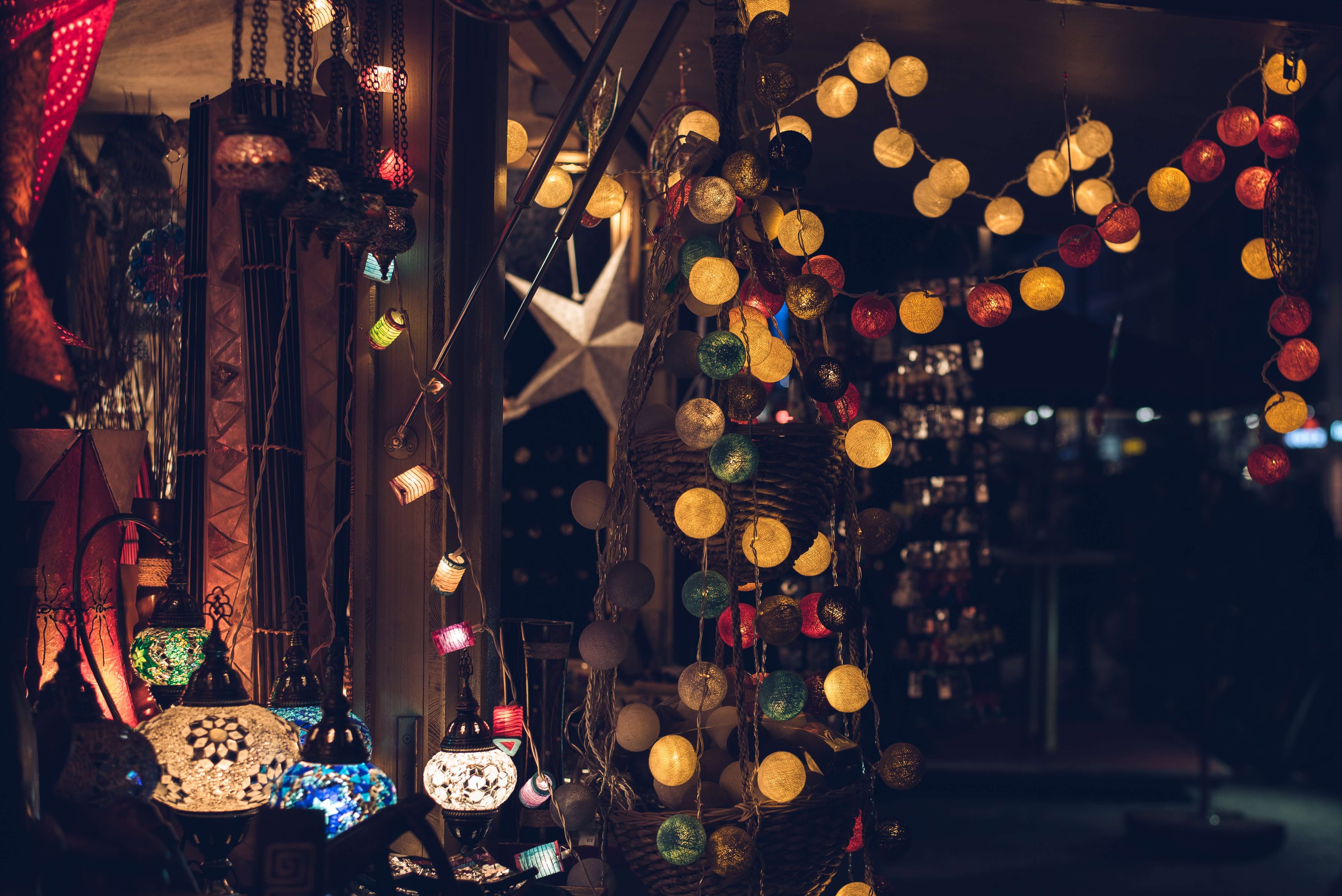 Christmas lamps