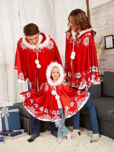 Hot Sale Cartoon Printing Christmas Family Suits