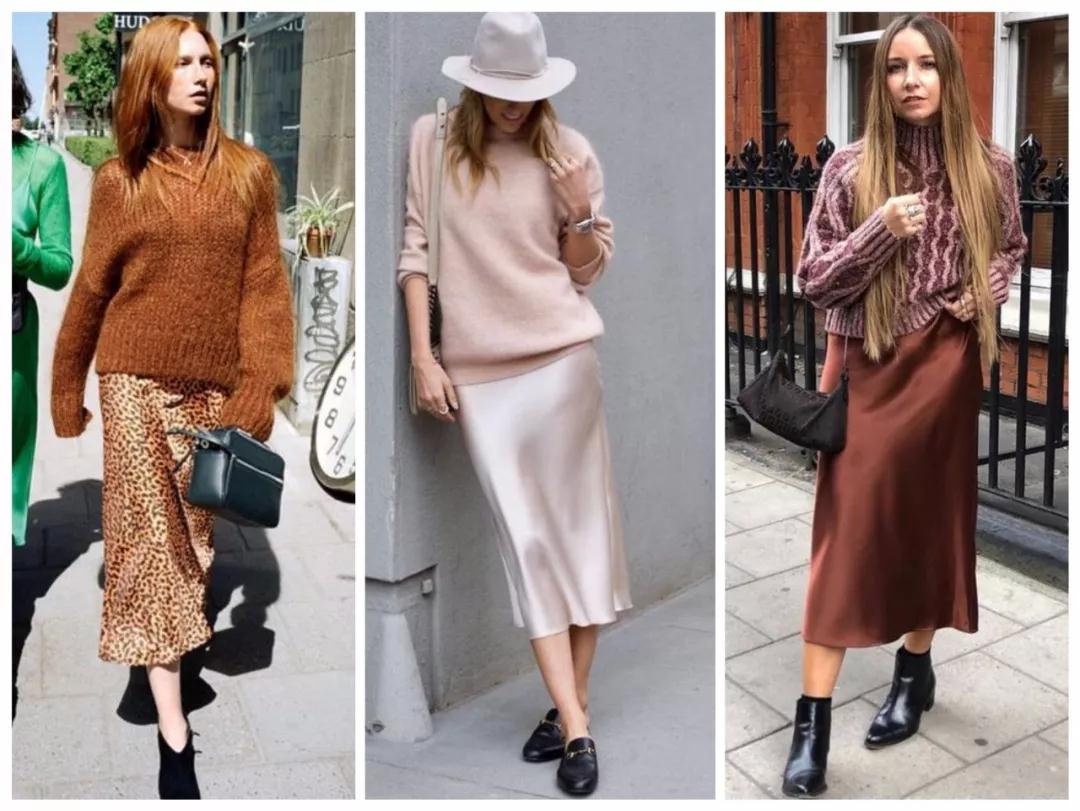 Sweater with Slip Dresses Style