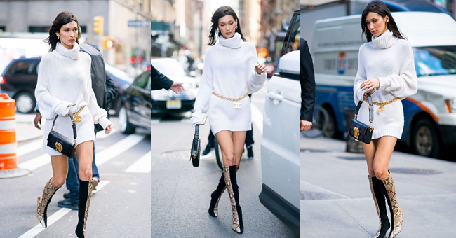 Bella Hadid Boots Style