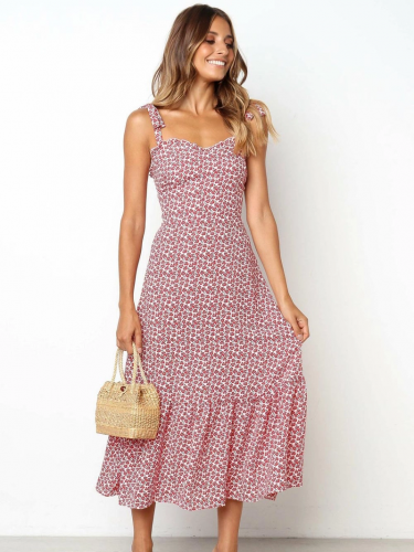 Summer Smart Waist Floral Dresses