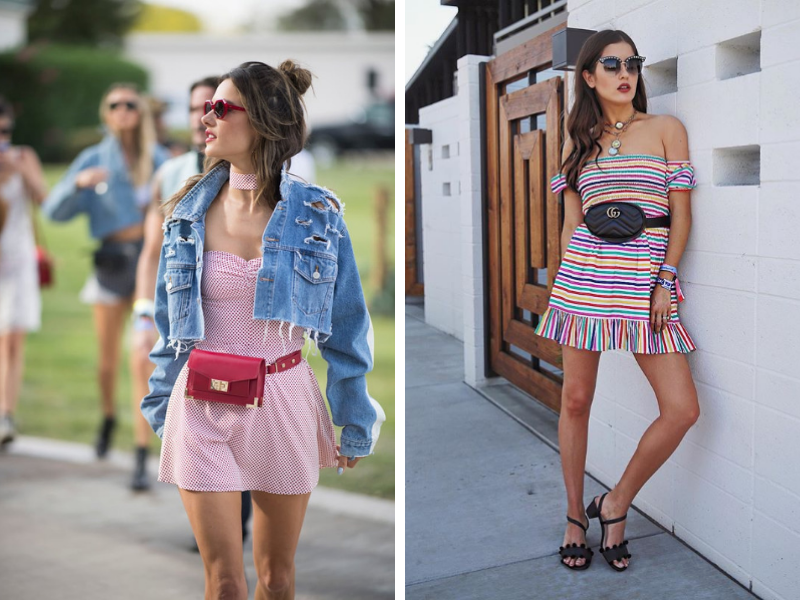 Mini Dress and Belt Bag