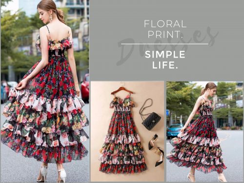 floral print dress