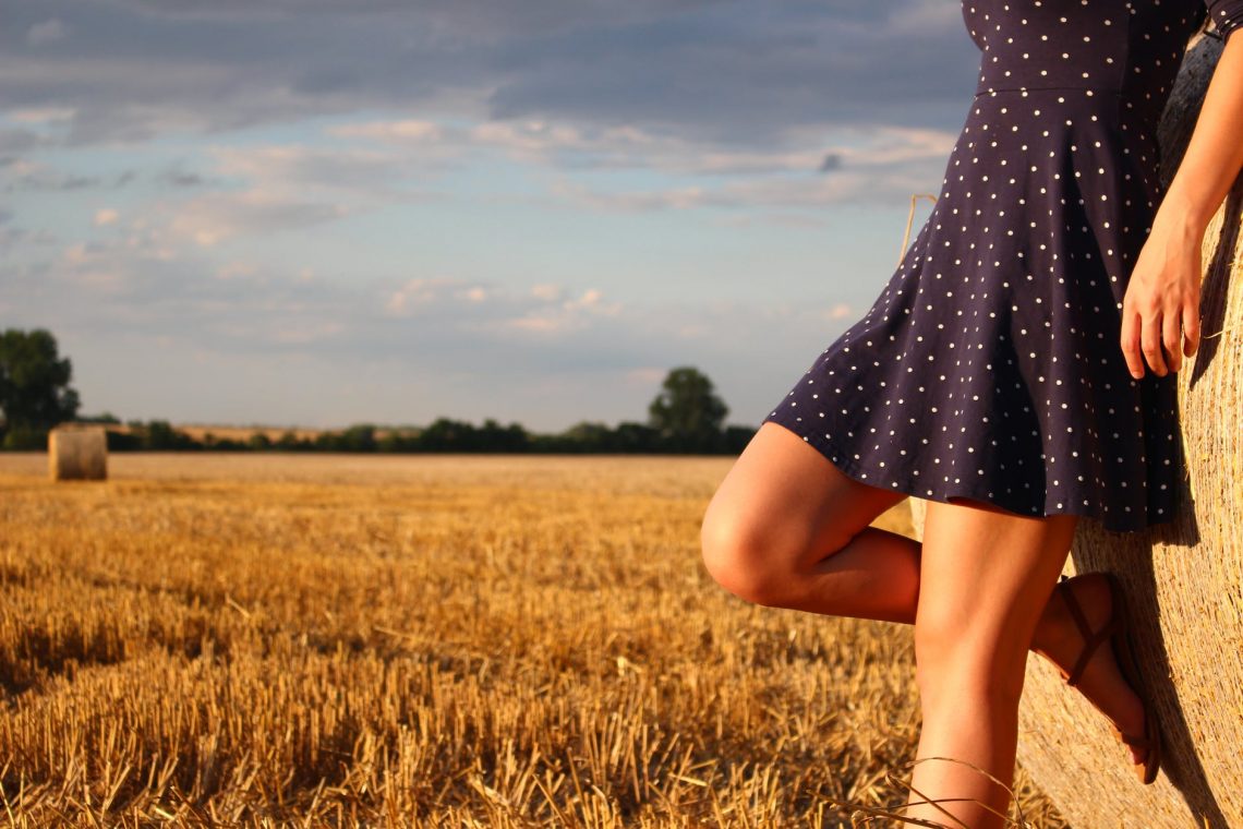 polka-dots dress