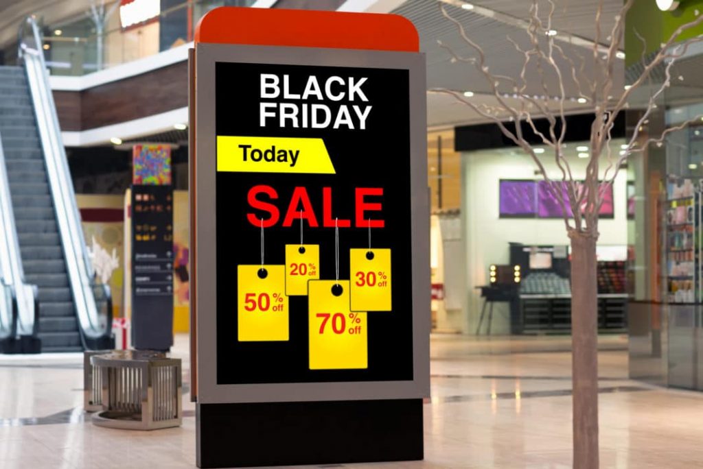 black friday discount messge