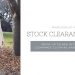 stock clearance sale for clothing shops