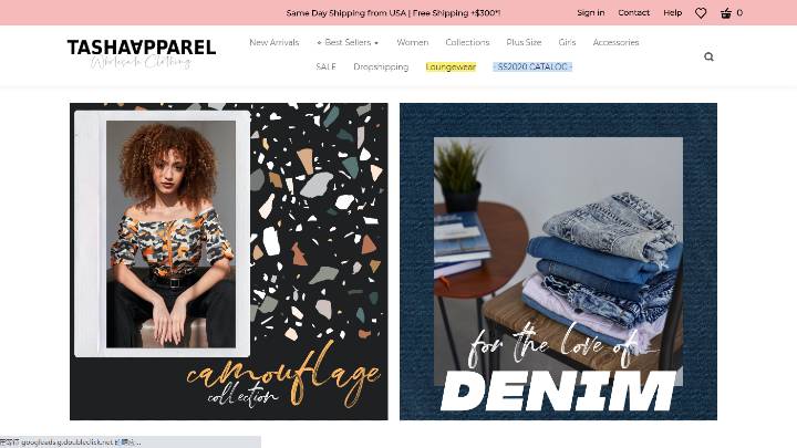 Tasha women wholesale clothing store