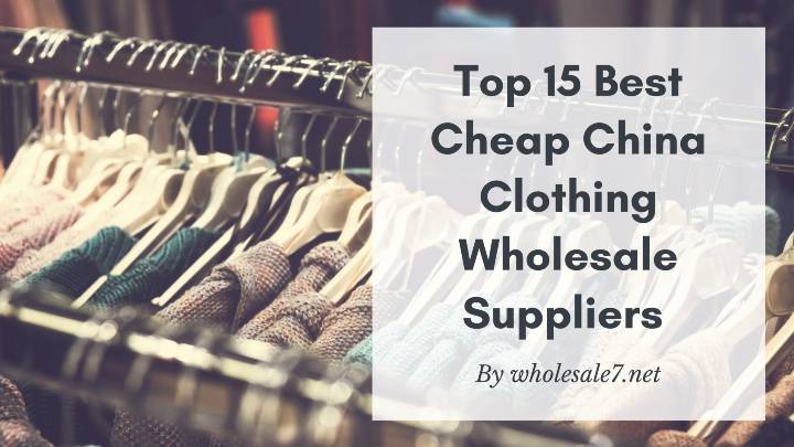 best cheap China clothing wholesale supplier