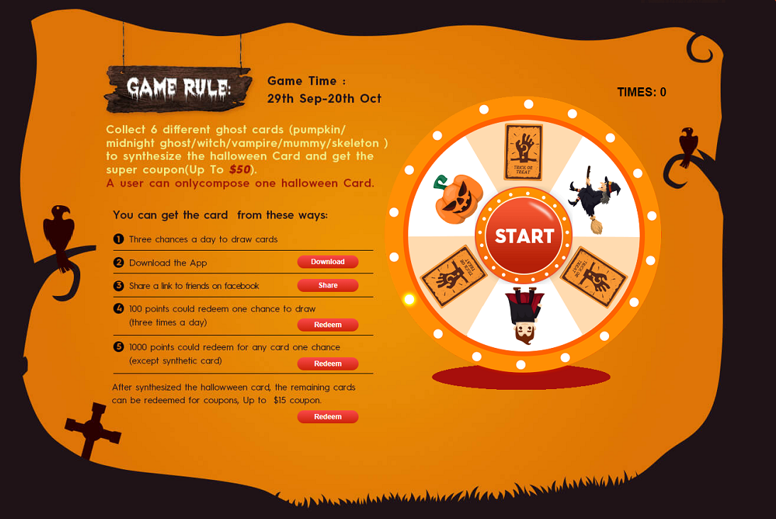Halloween game - synthesize Halloween Card