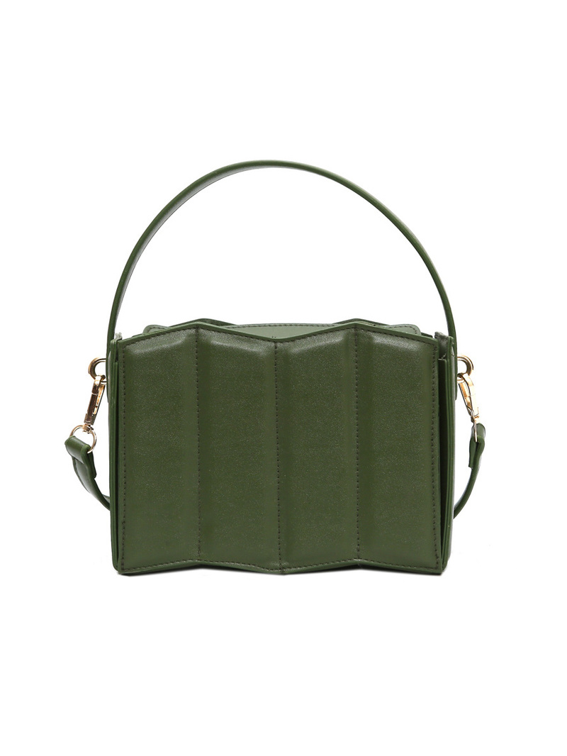 Solid Color Shoulder Bag