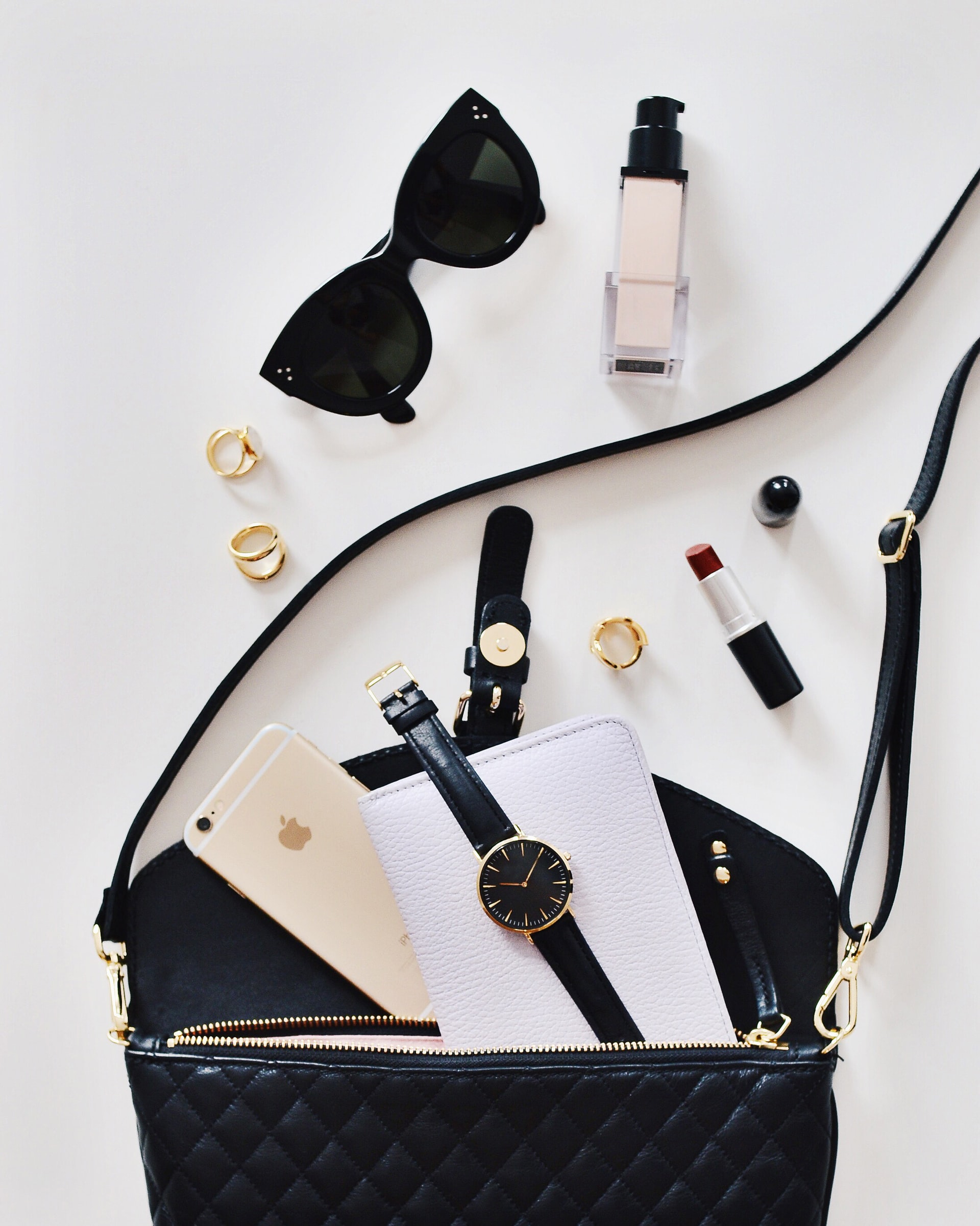 a black bag