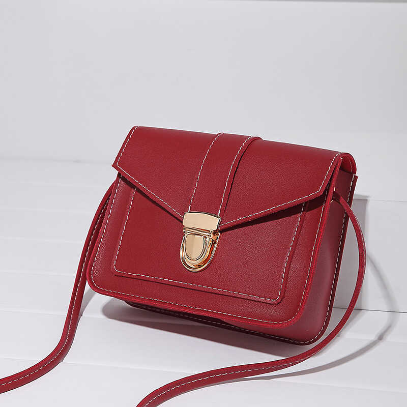 New Arrival Solid Versatile Casual Hasp Shoulder Bag