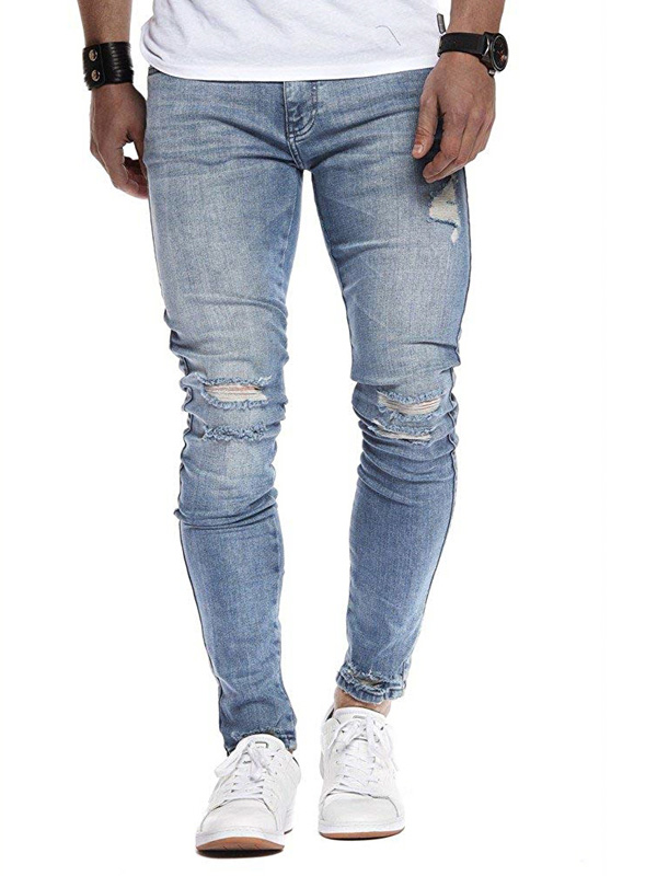 Autumn Hole Boyfriend Jeans