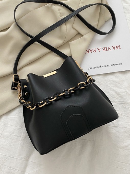 Casual Chain Bucket Shoulder Bags