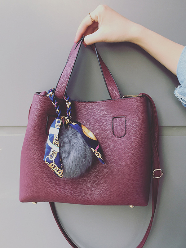 Factory Outlet Solid Hasp With Ball Two Pieces Bag