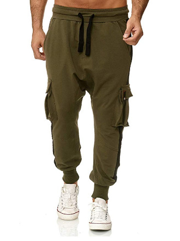 Outdoor Contrast Color Cargo Pants