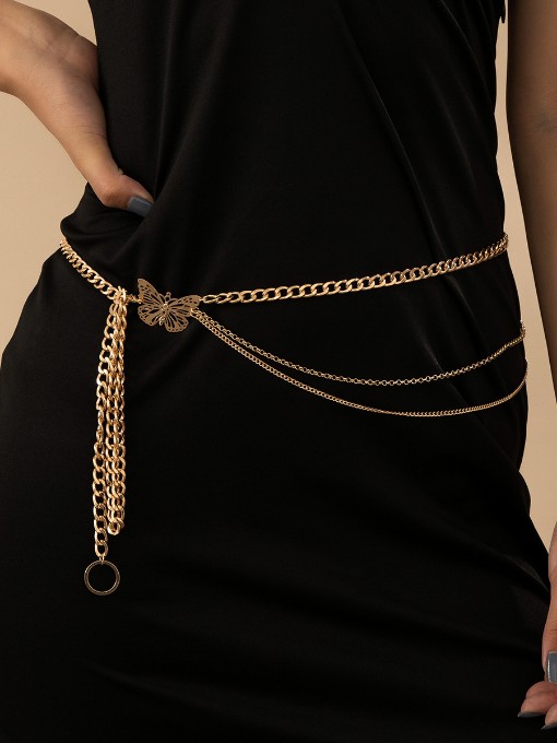 Simple Butterfly Clothing Accessories Body Chain