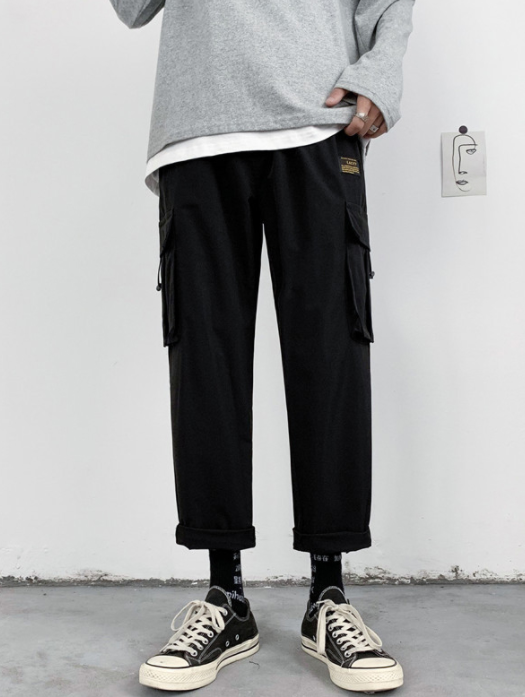 Solid Color Pockets lounge Pants For Men