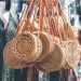 Exquisite woven straw bag