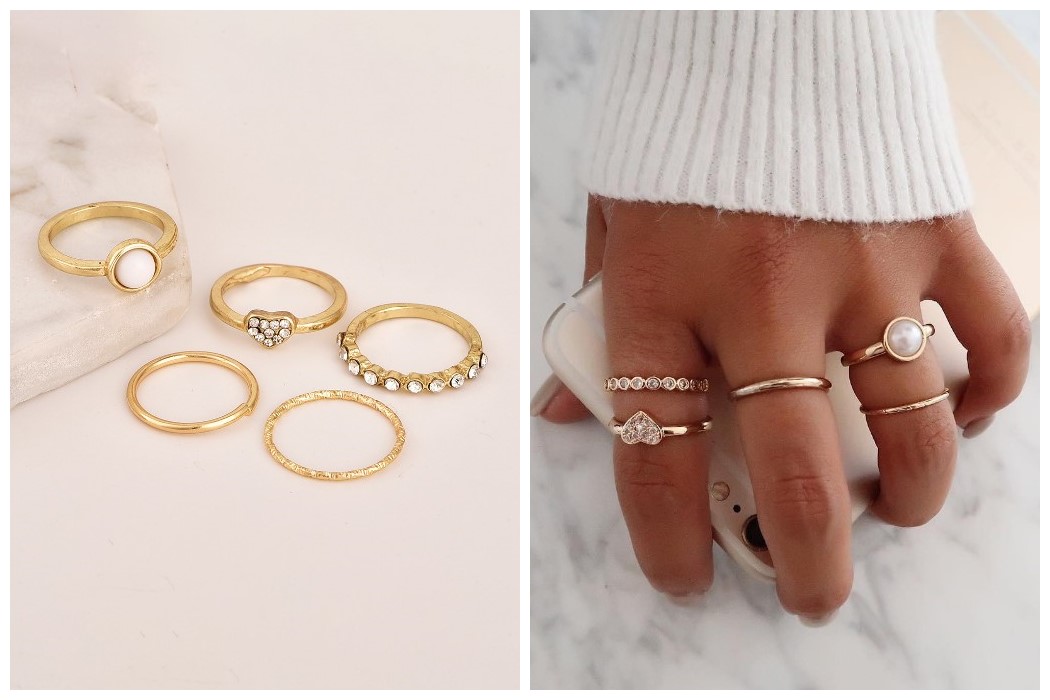 Casual Fashion Versatile Stylish Ring Sets