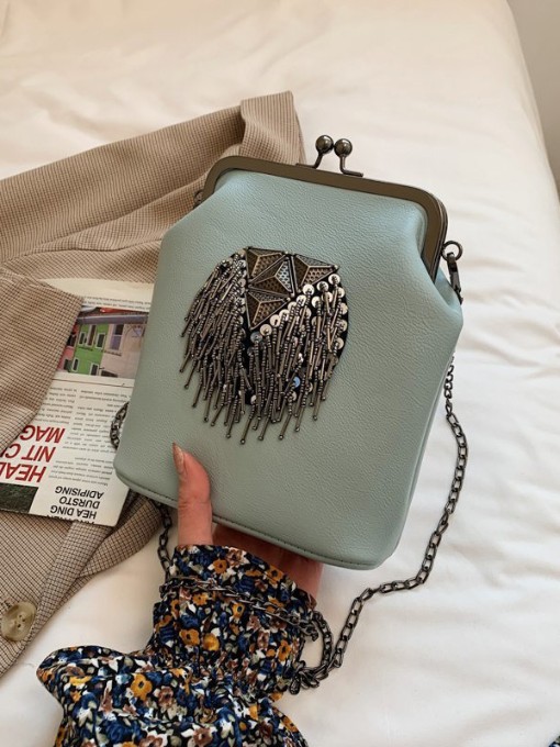 New Tassel Patch Chain Shoulder Bags