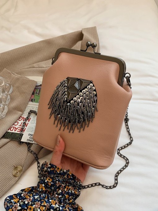 New Tassel Patch Chain Shoulder Bags