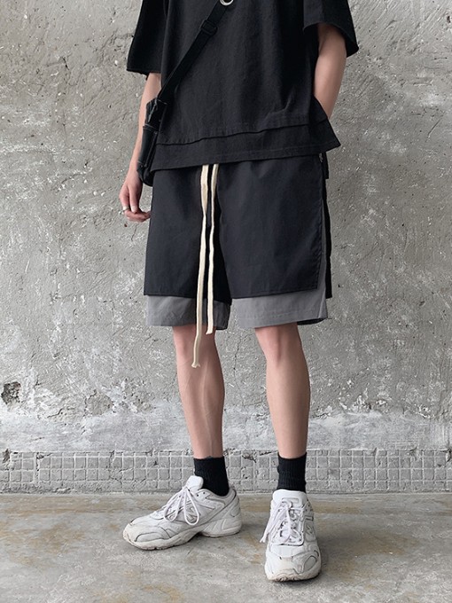 Summer Casual Patchwork Short Pants For Men