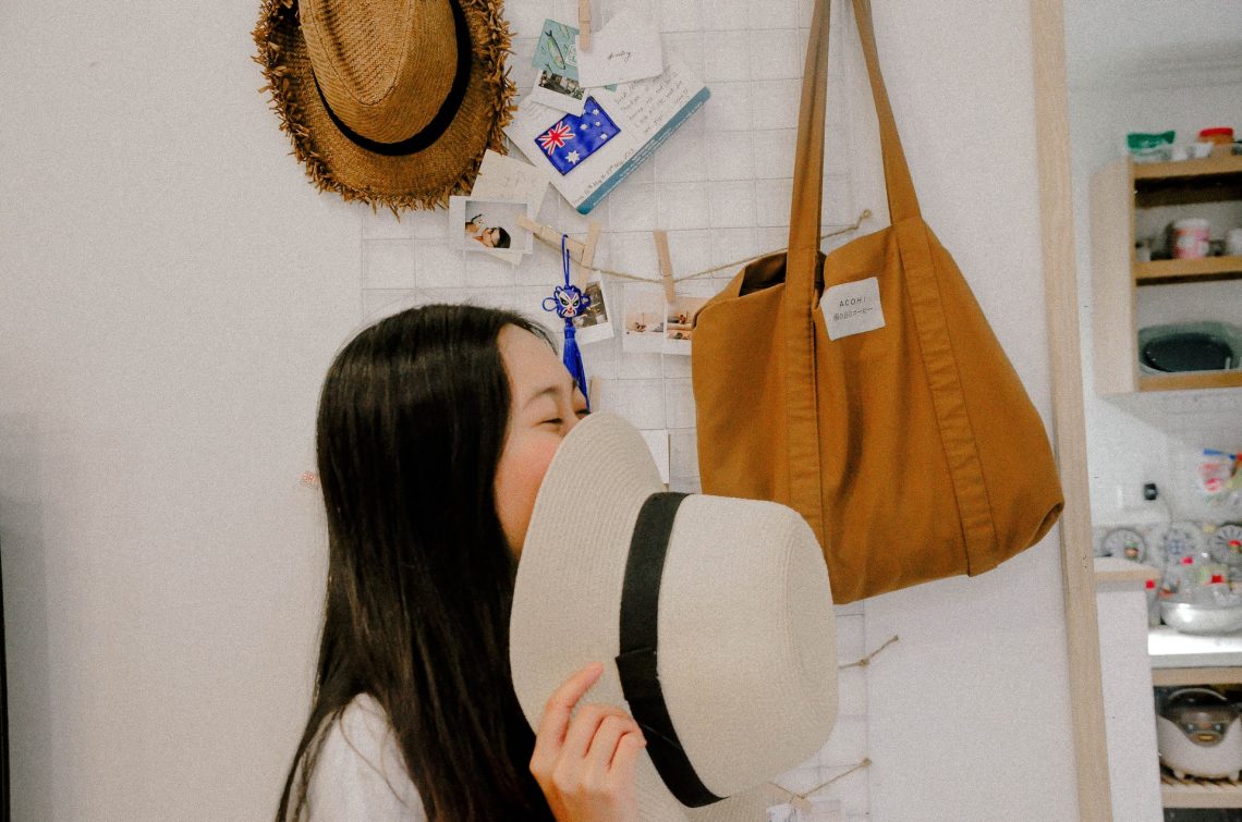 canvas yellow bag