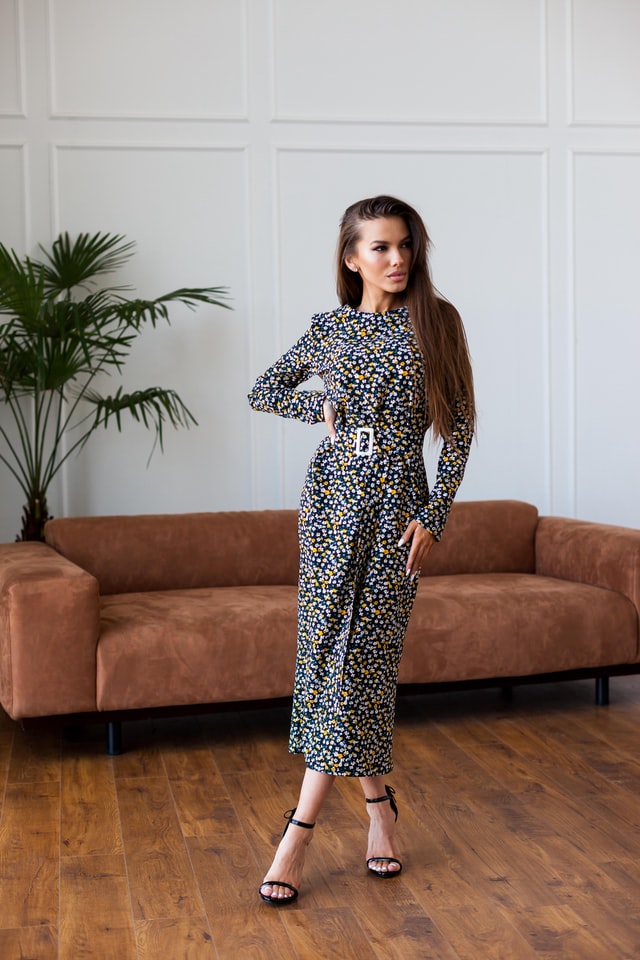 floral maxi dress