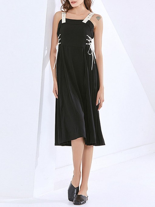 Chic Shoulder Strap Dresses For Women