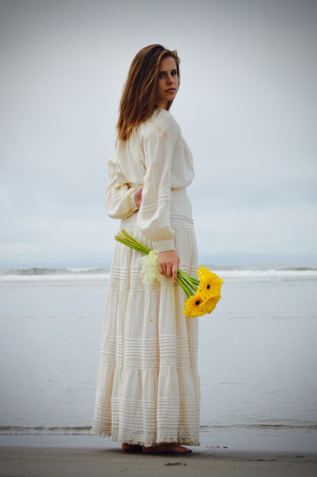 Elegant white dress