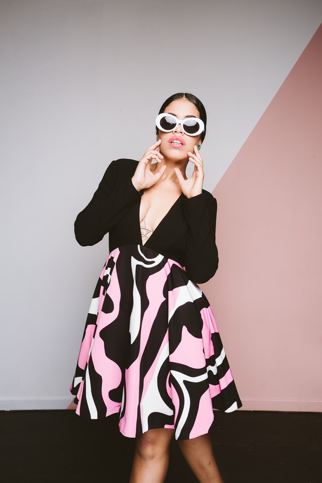 Ladies Deep V Dress