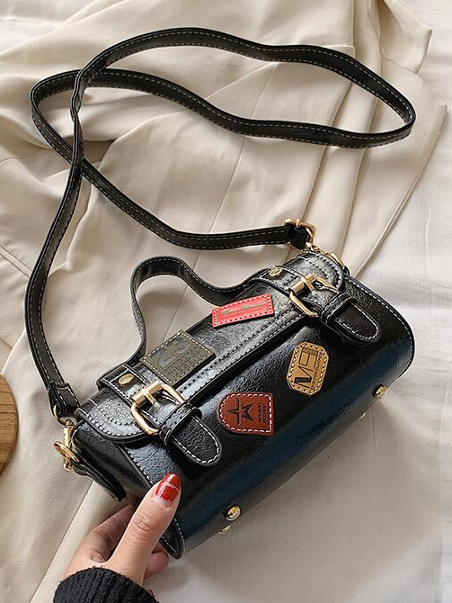 Retro Patchwork Large Capacity Crossbody Shoulder Bags