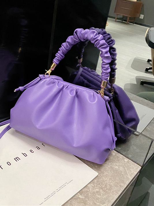 Simple All-Match Pure Prevailing Shoulder Bag With Handle