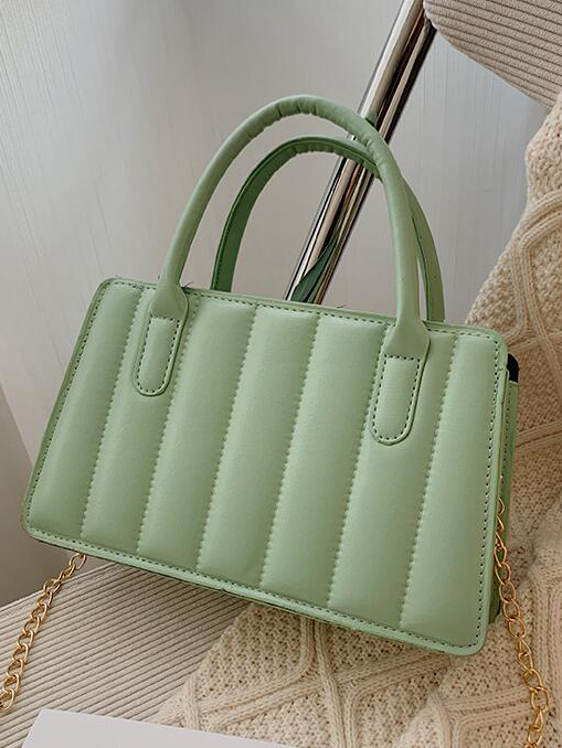 Spring Striped Chain Handbags For Women