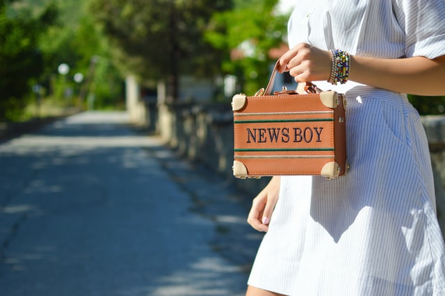 Square handbag