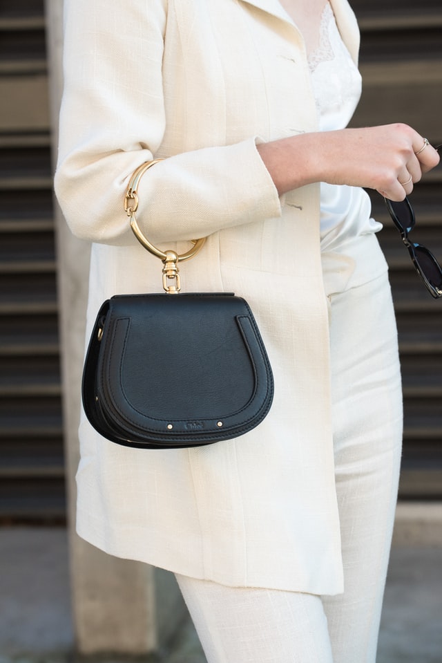 black handbag