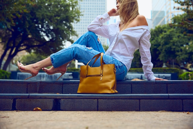 yellow handbags