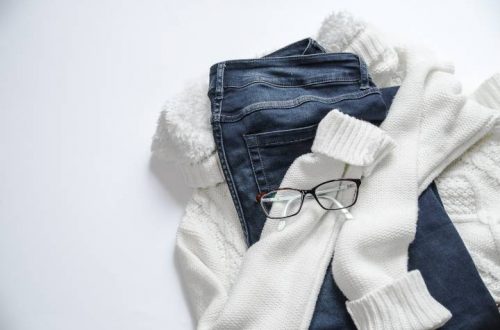 sweater and denim