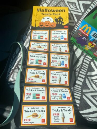 McDonald's Halloween Treats Pack